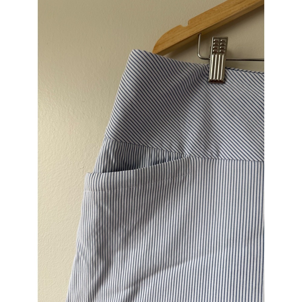 S.C. & Co. Sportswear Blue White‎ Pinstripe Skort Active Golf Tennis XXL - Picture 2 of 7